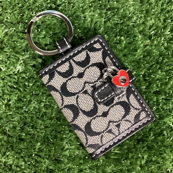 Coach Accessories - Coach Photo Keychain Leather Monogram